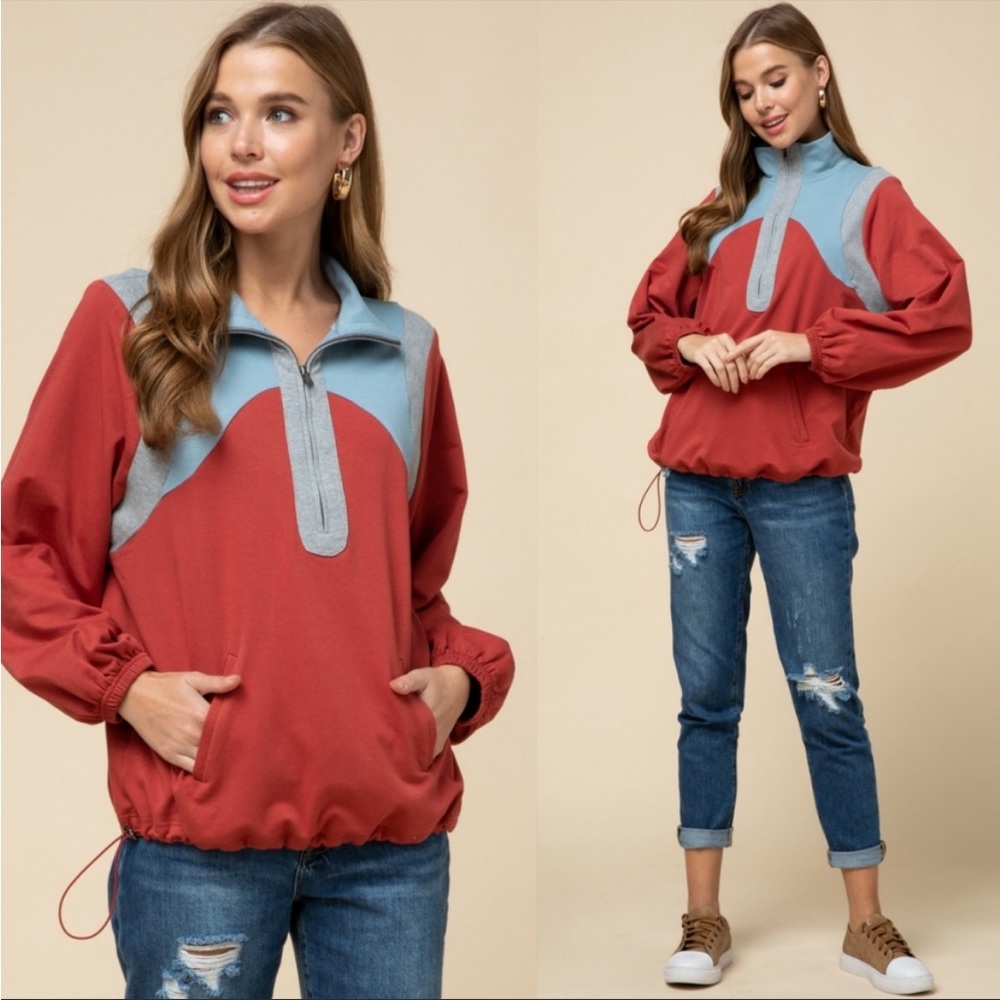 Color Block Pullover - Picture 3 of 3